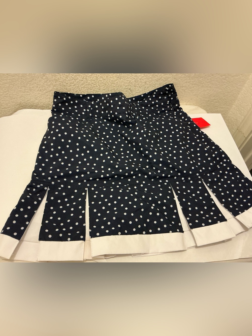 Daily Sports Navy Polka Dot Golf Skorts with White Dots size 6/36